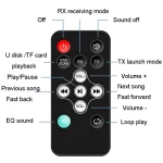 Bluetooth Audio Adapter  NFC Bluetooth Receiver Transmitter 2 In 1 With Remote Control - Image 4