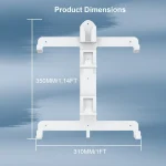 JYS JYS-P5158 For PS5 VR2 Wall Storage Bracket Helmet/Headset/Handle/Remote Control Wall Storage Storage Shelf, JYS-P5158 - Image 2