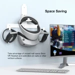 JYS JYS-P5158 For PS5 VR2 Wall Storage Bracket Helmet/Headset/Handle/Remote Control Wall Storage Storage Shelf, JYS-P5158 - Image 6