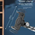 Mobile Live Piercing Bracket Aluminum Alloy 360 Degree Rotation Telescopic Adjustment Bedside Desktop Live Bracket, B90 - Image 7