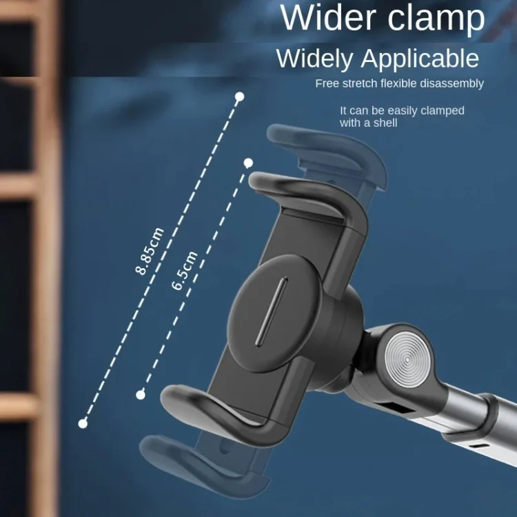 TBD06040383_B6.webp Mobile Live Piercing Bracket Aluminum Alloy 360 Degree Rotation Telescopic Adjustment Bedside Desktop Live Bracket, B90 - Image 7