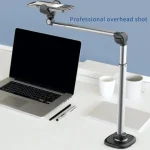 Mobile Live Piercing Bracket Aluminum Alloy 360 Degree Rotation Telescopic Adjustment Bedside Desktop Live Bracket, B90 - Image 10