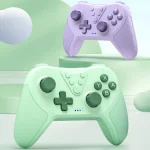EasySMX T37 Wireless Joysticks Game Controller For Switch / Switch OLED / Switch Lite / PC, Purple, Green - Image 2