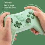 EasySMX T37 Wireless Joysticks Game Controller For Switch / Switch OLED / Switch Lite / PC, Purple, Green - Image 4