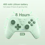 EasySMX T37 Wireless Joysticks Game Controller For Switch / Switch OLED / Switch Lite / PC, Purple, Green - Image 5