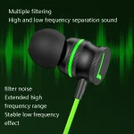 TS6600A 3.55mm Round Hole In-Ear Heavy Bass In-Line Gaming Earphones - Image 4