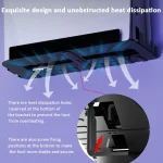 For PS5 Console iplay Wall-mounted Bracket Can Store Controllers/VR Glasses/Headphones, HBP-528 - Image 5