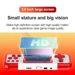 A12 3.0-Inch HD Colorful Screen Retro Handheld Game Console With 666 Built-In Games, Single White Red, Single Yellow Blue, Single Blue Red, Single Black Blue, Double Red White, Double Yellow Blue... - Image 6