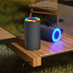 Wireless Bluetooth Speaker with RGB Light Portable Waterproof Small Audio - Image 2