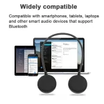 ROCKMIA EBS-906 Neckband Bluetooth Speaker Waterproof Music Player Built-in Microphone - Image 3