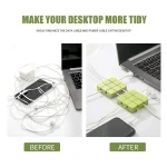 Cable Clip Desk Wall USB Charging Cable Holder Organizer Cable Winder - Image 4