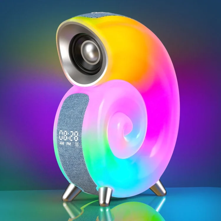 Conch-Shaped APP Controls Wake-Up Smart Clock Bluetooth Speakers With White Noise, N70 Conch