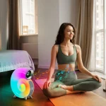 Conch-Shaped APP Controls Wake-Up Smart Clock Bluetooth Speakers With White Noise, N70 Conch - Image 13