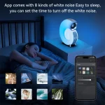 Conch-Shaped APP Controls Wake-Up Smart Clock Bluetooth Speakers With White Noise, N70 Conch - Image 8