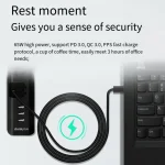 Lenovo Thinkplus YOUNG Lipstick 65W Power Adapter Mobile Phone Tablet PD Fast Charger,CN Plug - Image 6