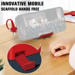 5-In-1 Telescopic Multifunctional Charging Cable Phone Bracket Function With Makeup Mirror, with Holder+Mirror - Image 6