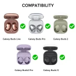 AhaStyle JY10 Bluetooth Earphone Silicone Common Protective Cover, For Samsung Galaxy Buds 2 / Pro / Live / 2 Pro / FE - Image 3