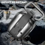AhaStyle WG75-PRO For AirPods Pro Split TPU+Aluminum Alloy Combination Protective Cover - Image 5