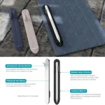 AhaStyle PT112 For Apple Pencil 1 / 2 Handwritten Pen Silicone Storage Groove Magnetic Silicone Pen Holder, PT112 - Image 2