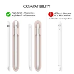 AhaStyle PT112 For Apple Pencil 1 / 2 Handwritten Pen Silicone Storage Groove Magnetic Silicone Pen Holder, PT112 - Image 3