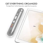 AahStyle PT121 For Apple Pencil 1 / 2 Magnetic Storage Convenient Pen Box, PT121 (White), PT121 (Gray), PT121 (Blue) - Image 5