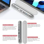 AahStyle PT121 For Apple Pencil 1 / 2 Magnetic Storage Convenient Pen Box, PT121 (White), PT121 (Gray), PT121 (Blue) - Image 6