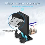 For PS4/PS4 Pro/PS4 Slim Host iplay Dual-seat Charging Multi-function Cooling Base Storage Bracket, HBP-192 - Image 5