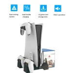 For PS5 iplay Dual-seat Charging and Cooling Base Bracket Storage Rack, HBP-348 - Image 2