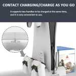 For PS5 iplay Dual-seat Charging and Cooling Base Bracket Storage Rack, HBP-348 - Image 4