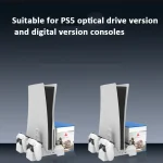 For PS5 iplay Dual-seat Charging and Cooling Base Bracket Storage Rack, HBP-348 - Image 5
