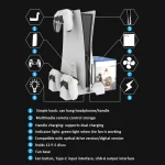 For PS5 iplay Dual-seat Charging and Cooling Base Bracket Storage Rack, HBP-348 - Image 6