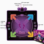 Bluetooth Electronic Dance Mat Children Music Dance Pad, Basic Without Microphone, Basic with Microphone, Lighting Type Without Microphone, Lighting Type - Image 2