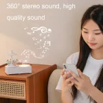 Carousel Shape Night Light Cute Wireless Bluetooth Speaker - Image 5
