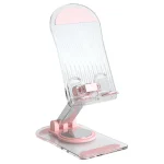 KF-Z12 Acrylic Foldable Desktop Phone Holder Colorful Lazy Tablet Stand, KF-Z12 (Pink), KF-Z12 (Green), KF-Z12 (White), KF-Z12 (Black)