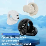 Clip-On Single Ear Bluetooth Earphone Wireless Earphone For Sports And Gaming, Box - Image 2