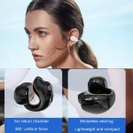 Clip-On Single Ear Bluetooth Earphone Wireless Earphone For Sports And Gaming, Box - Image 14