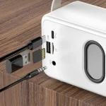 Mini Retro HIFI Level Stereo Sound Handheld Portable Bluetooth Speaker, Pink, White, Purple, Green - Image 10