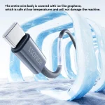 ROMOSS CB3235 PD30W USB-C / Type-C Data Cable Mobile Phone Fast Charging Cable, CB3235 PD30W (Gray), CB3235   PD30W (Ivory White), CB3235   PD30W (Fresh Green) - Image 4