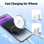 ROMOSS PD100W 3-In-1 Retractable Data Cable Type-C/USB-C To 8 Pin & Type-C & Micro Line, PD100W Type-C To 8 Pin & Type-C & Micro, PD100W  Type-C To 8 Pin & Type-C & Micro... - Image 5