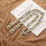 Retro Mobile Phone Chain Lanyard Tortoiseshell Acrylic Resin Bag Chain with Spacer, L205-3HS-40cm, L205-3HS -60cm, L205-3HS-120cm, L205-2HS-40cm, L205-2HS -60cm, L205-2HS-100cm, L205-LS-40cm... - Image 4