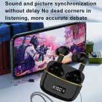 J2 Bluetooth Earphones With Digital Charging Compartment Wireless Charging In-Ear - Image 11
