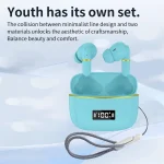 J2 Bluetooth Earphones With Digital Charging Compartment Wireless Charging In-Ear - Image 5