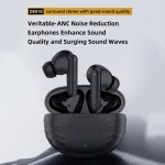 DE818 Bluetooth V5.3 In-Ear Headset  ANC+ENC Noise Reduction Headphone With Charging Case - Image 5