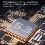 DE818 Bluetooth V5.3 In-Ear Headset  ANC+ENC Noise Reduction Headphone With Charging Case - Image 9