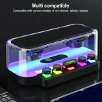 Wireless Bluetooth Speaker Subwoofer with Colorful Lights Supports U Disk, Z6 - Image 10