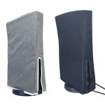 For PS5 Slim Disc & Digital Host Dust Cover Protective  Case, Vertical Gray, Vertical Black, Horizontal Gray, Horizontal Black - Image 2