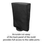 For PS5 Slim Disc & Digital Host Dust Cover Protective  Case, Vertical Gray, Vertical Black, Horizontal Gray, Horizontal Black - Image 3