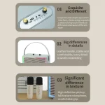 Leather Colorful Light Effect Karaoke Audio Retro Outdoor Bluetooth Speaker, Dual-microphone, Single Speaker - Image 9