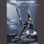 Aluminum Alloy Mobile Phone Holder Foldable Tablet Phone Radiator Stand - Image 5