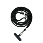 Cell Phone Lanyard Anti-lost Crossbody Strap With Patch, Black, White, Red